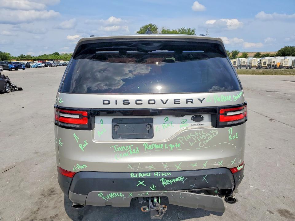 2017 Land rover Discovery VIN SALRRBBV9HA013894 COPART salvage auction — REAR END, Fl - Cert Of Title Slvg Rebuildable, sold $8,200 on 2026-07-23 (photo 6)