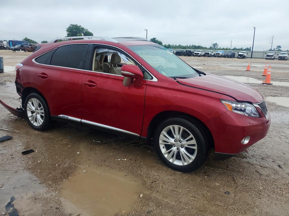 2010 Lexus Rx VIN JTJBC1BA9A2409497 COPART salvage auction — SIDE, Tx - Salvage Vehicle Title, sold $2,050 on 2026-07-15 (photo 4)
