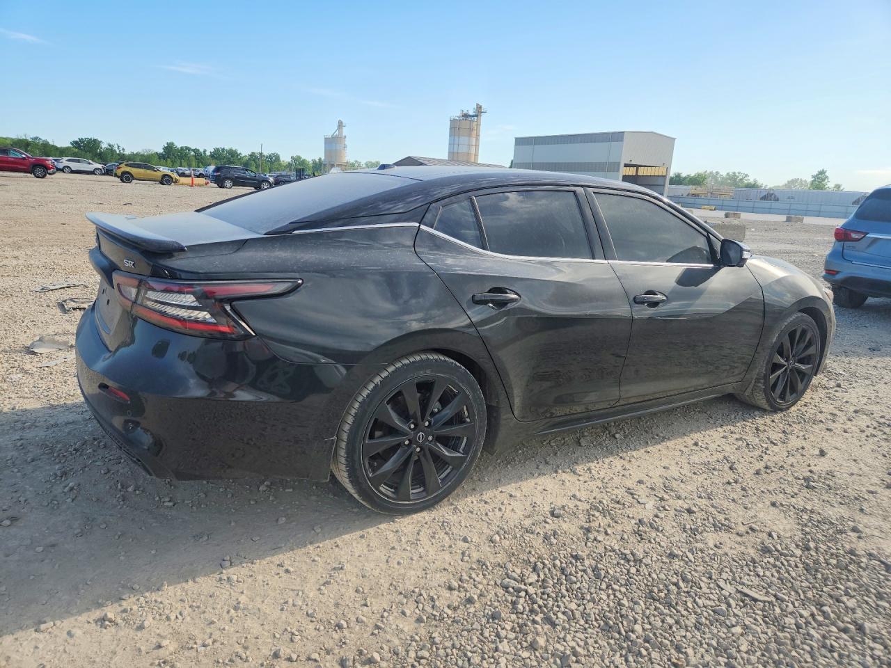 2023 Nissan Maxima VIN 1N4AA6EV1PC504970 COPART salvage auction — Hail, KS - CERT OF TITLE-SALVAGE, sold $12,100 on 2026-07-09 (photo 3)