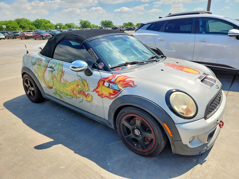 2012 Mini Cooper VIN WMWSY3C52CT144224 COPART salvage auction — FRONT END, Id - Salvage Certificate Of Title, sold $1,150 on 2026-08-06 (photo 4)