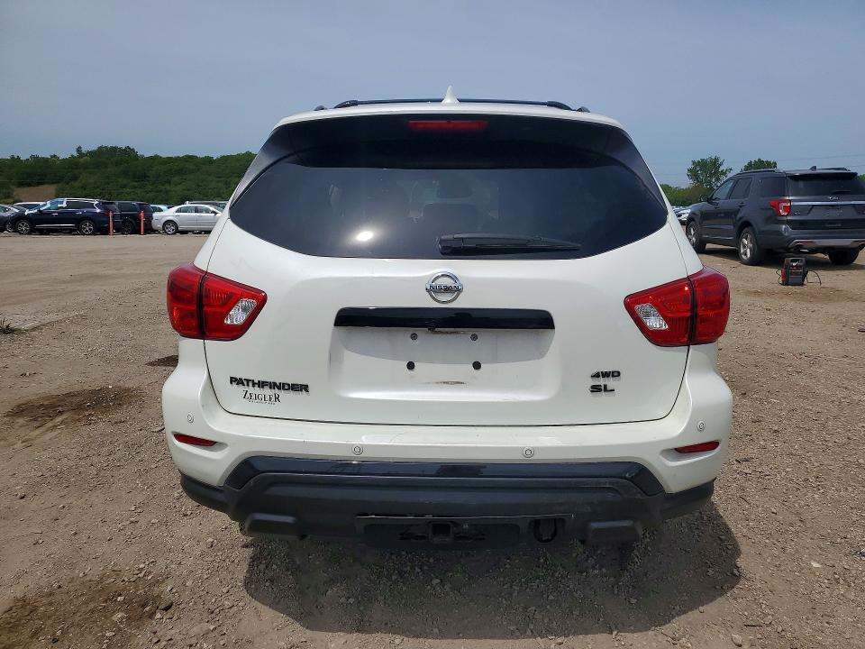 2020 Nissan Pathfinder VIN 5N1DR2CM1LC649743 COPART salvage auction — FRONT END, Il - Salvage Certificate, sold $1,500 on 2026-07-09 (photo 6)