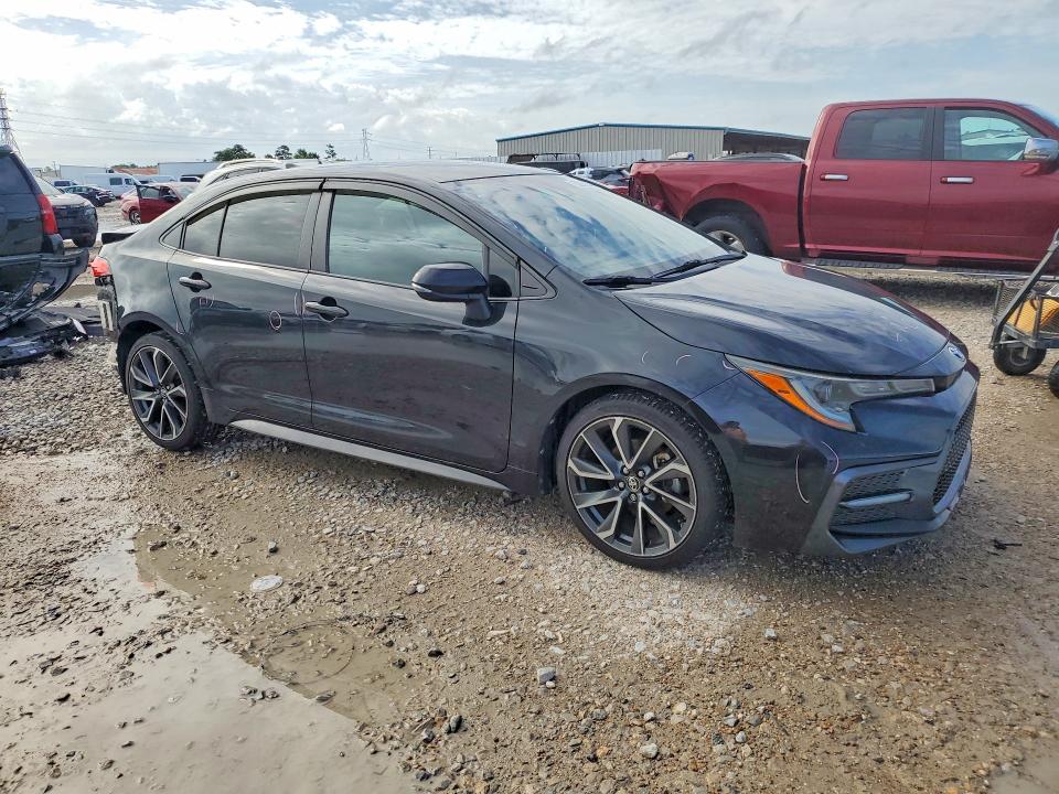 2020 Toyota Corolla VIN JTDS4RCE0LJ045561 COPART salvage auction — REAR END, Tx - Salvage Vehicle Title, sold $5,200 on 2026-07-10 (photo 4)