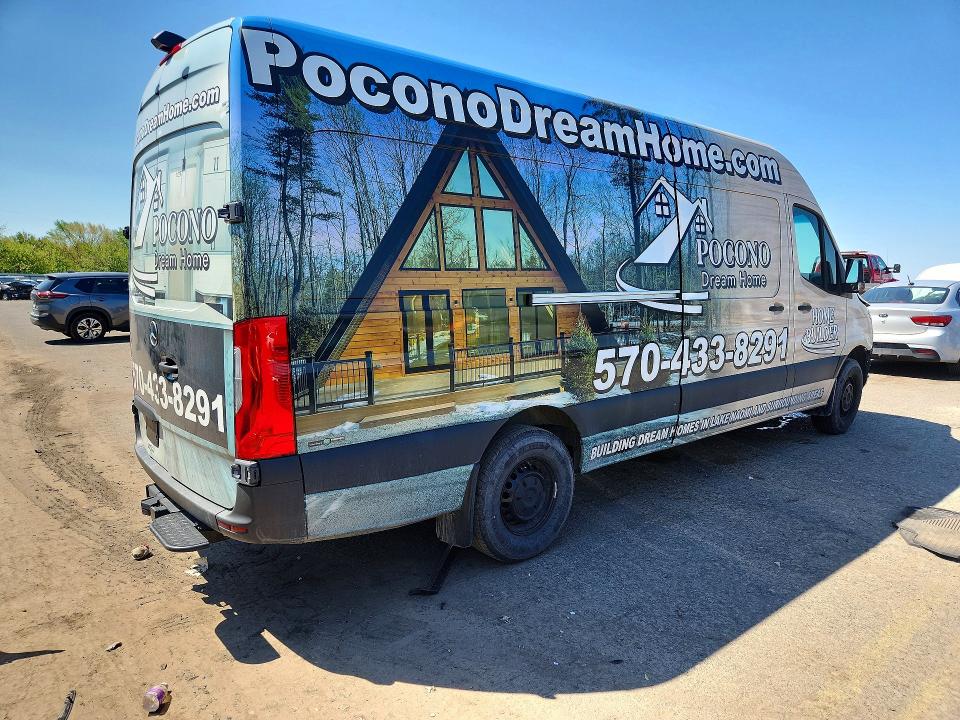 2024 Mercedes-benz Sprinter VIN W1Y4NCHY1RT186086 COPART salvage auction — FRONT END, Pa - Certificate Of Salvage, sold $17,900 on 2026-07-15 (photo 3)