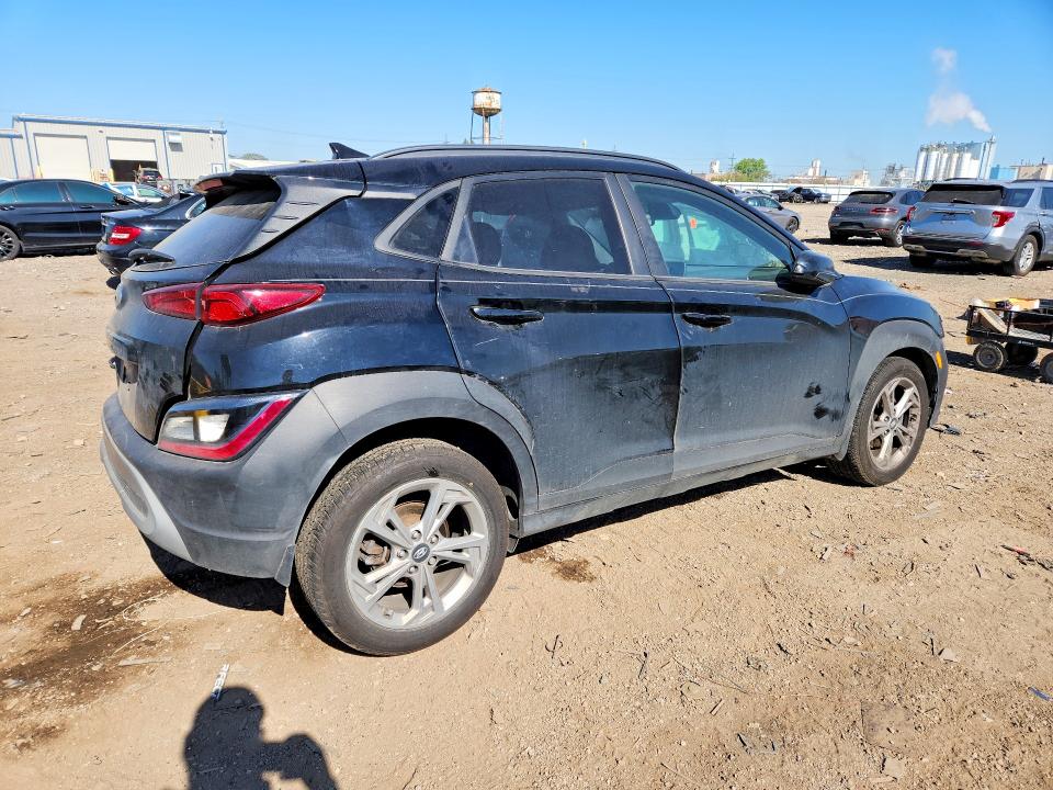 2023 Hyundai Kona VIN KM8K62AB1PU059334 COPART salvage auction — SIDE, IL - SALVAGE CERTIFICATE, sold $3,800 on 2026-07-29 (photo 3)