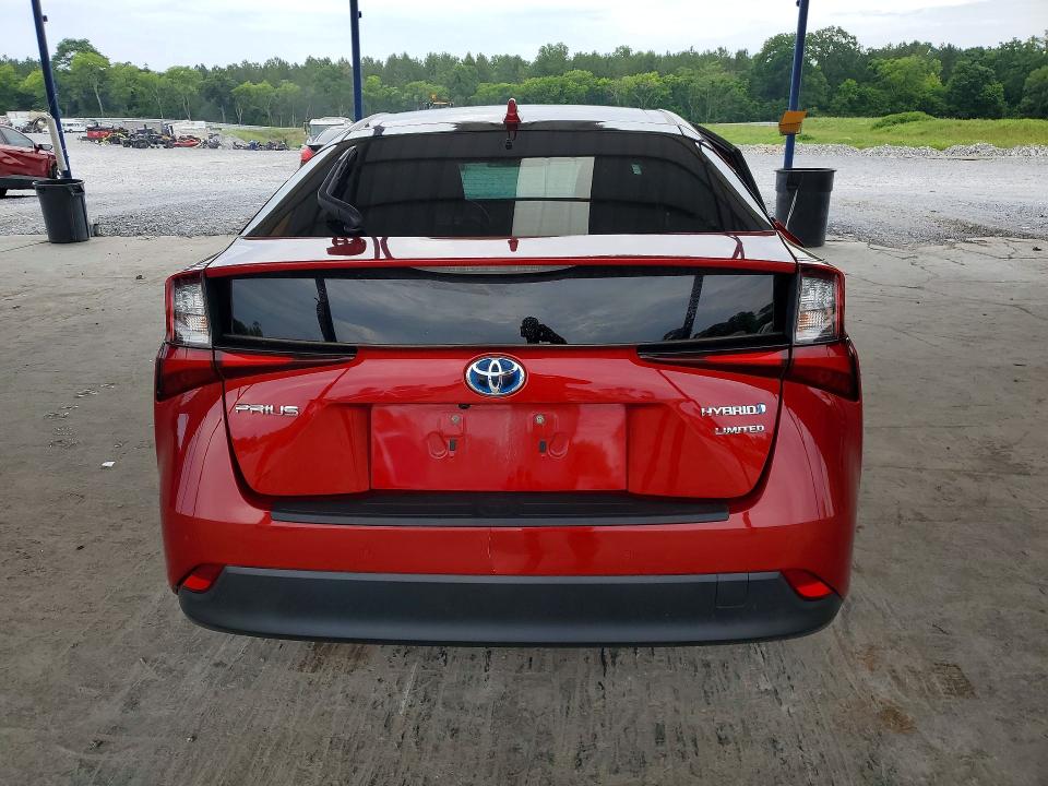 2022 Toyota Prius VIN JTDKAMFUXN3184845 COPART salvage auction — SIDE, Ga - Cert Of Title-Salvage, sold $10,500 on 2026-07-09 (photo 6)
