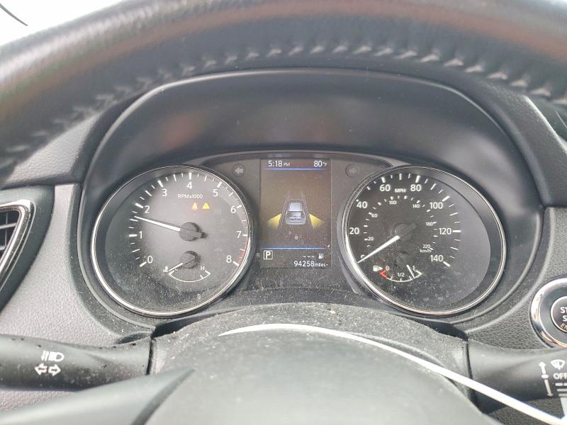 2020 Nissan Rogue VIN JN8AT2MV8LW141210 COPART salvage auction — REAR END, Tx - Salvage Vehicle Title, sold $2,850 on 2026-07-27 (photo 9)