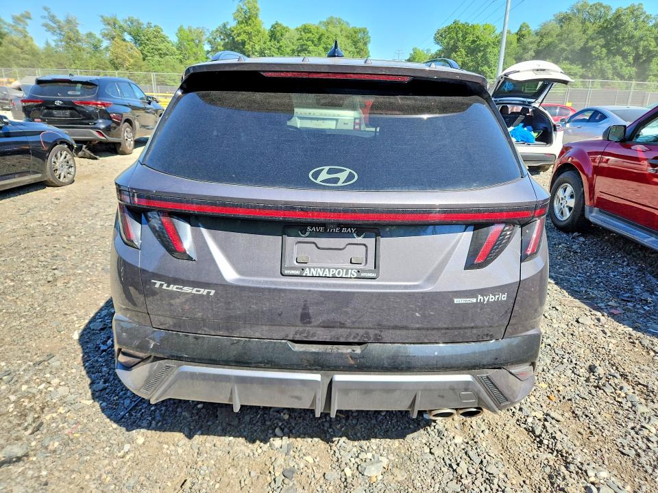 2025 Hyundai Tucson VIN KM8JFDD14SU298069 COPART salvage auction — SIDE, MD - CERT OF SALVAGE > 75% DAMAGE, sold $13,300 on 2026-07-10 (photo 6)