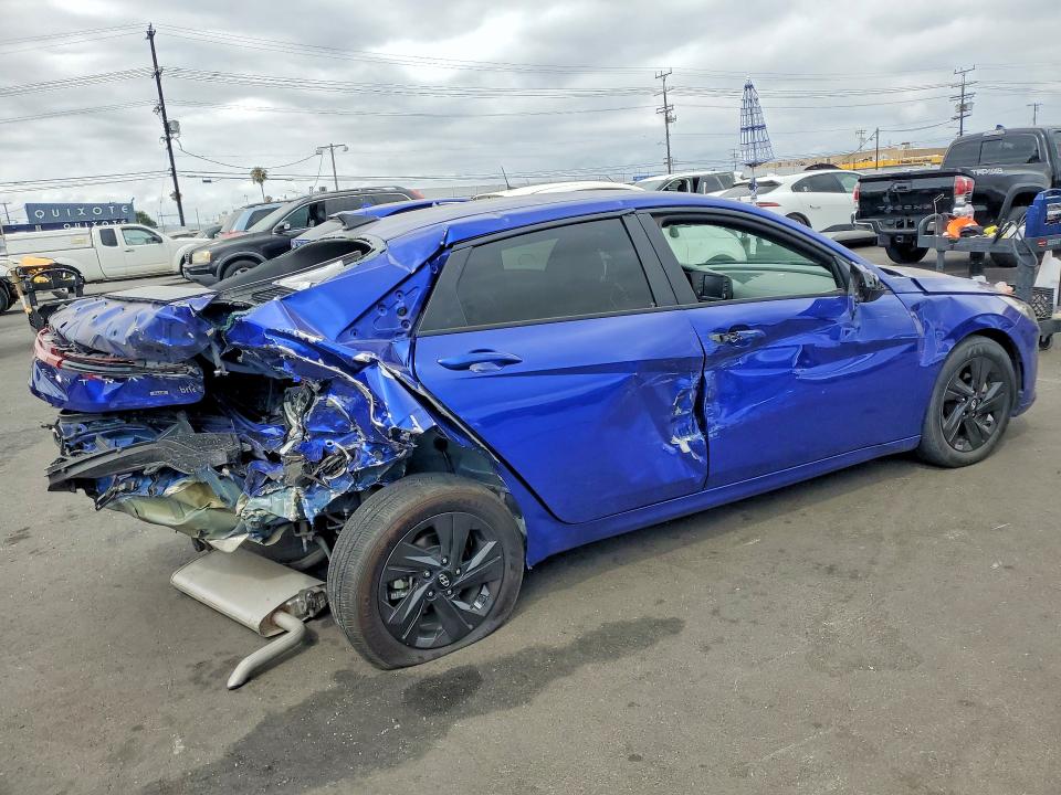 2023 Hyundai Elantra VIN KMHLM4AJ0PU083959 COPART salvage auction — REAR END, Ca - Salvage Certificate, sold $575 on 2026-07-13 (photo 3)