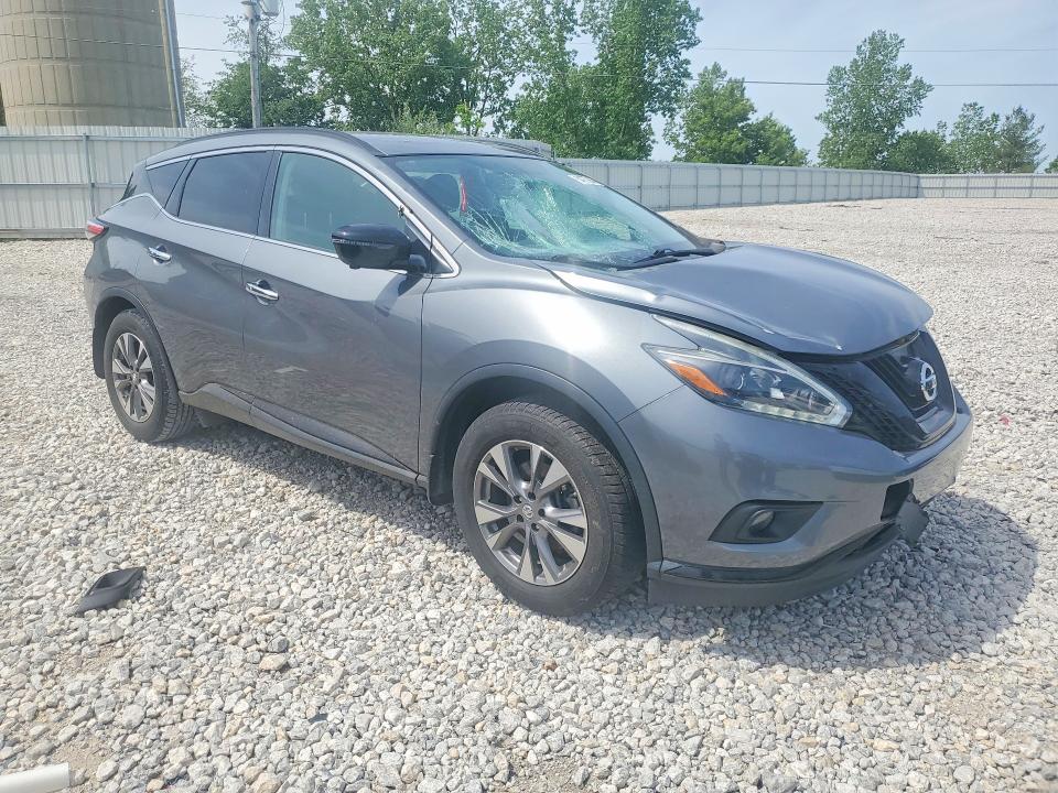 2018 Nissan Murano VIN 5N1AZ2MH0JN148400 COPART salvage auction — FRONT END, Mi - Certificate Of Title, sold $4,900 on 2026-07-09 (photo 4)