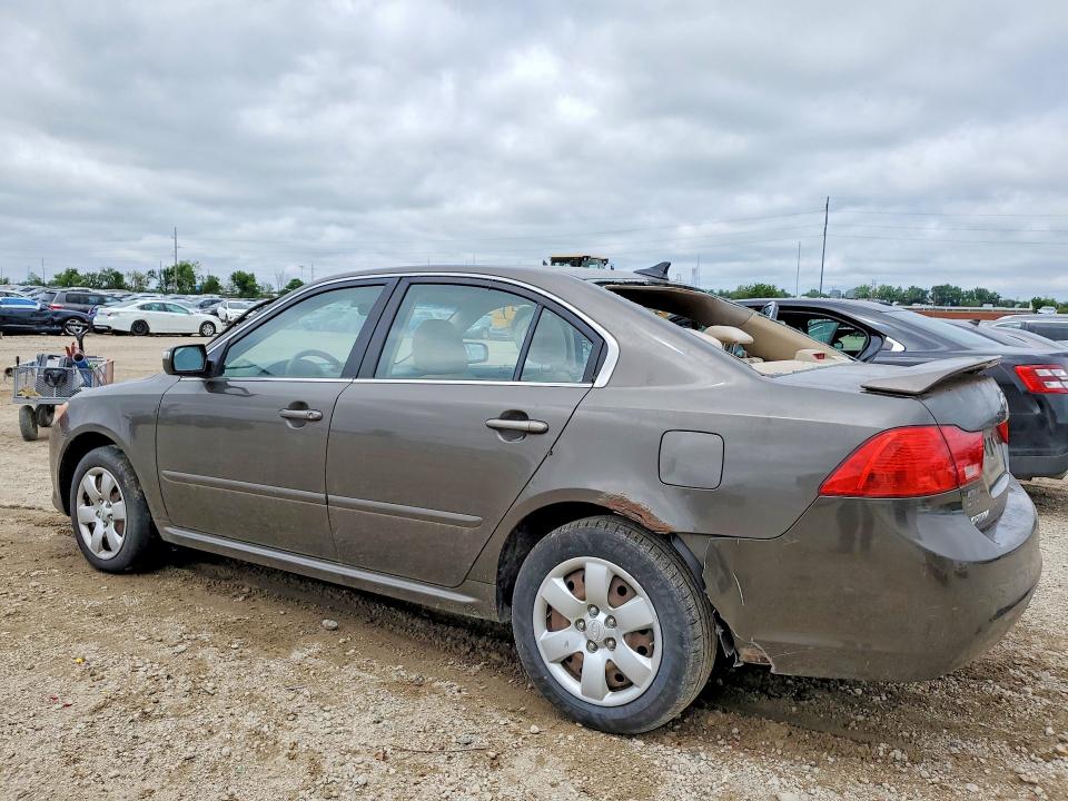 2010 Kia Optima VIN KNAGG4A8XA5452996 COPART salvage auction — FRONT END, Ia - Cert Of Title-Salvage Title, sold $425 on 2026-07-22 (photo 2)