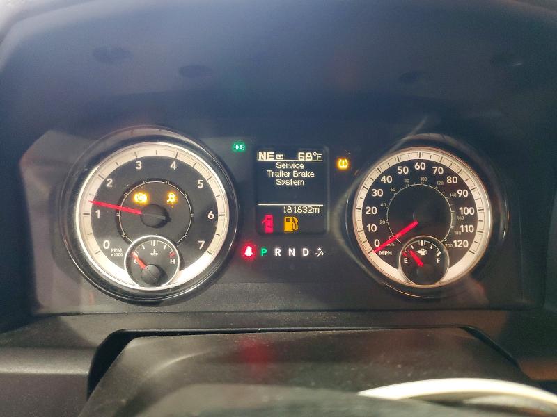 2017 Ram VIN 1C6RR7LT9HS807166 COPART salvage auction — REAR END, Tx - Bonded Title - Salvage, sold $2,350 on 2026-07-02 (photo 9)