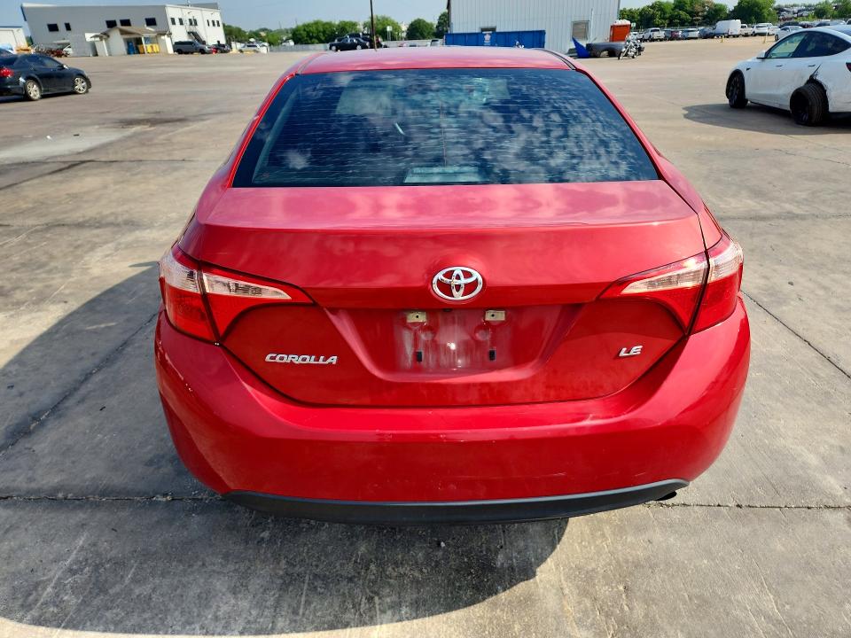 2019 Toyota Corolla VIN 5YFBURHE6KP892474 COPART salvage auction — FRONT END, TX - SALVAGE VEHICLE TITLE (P), sold $2,150 on 2026-07-16 (photo 6)