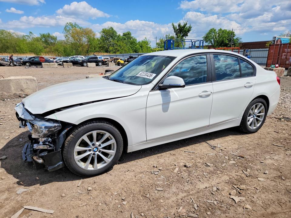 2018 BMW 3er VIN WBA8A3C57JA486923 COPART salvage auction — FRONT END, Il - Salvage Certificate, sold $4,750 on 2026-07-29 (photo 1)