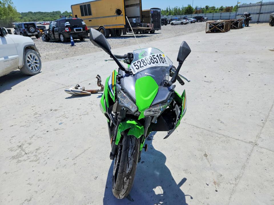 2025 Kawasaki VIN ML5EXEP16SDAE6241 COPART salvage auction — FRONT END, Il - Salvage Certificate, sold $1,200 on 2026-07-30 (photo 2)