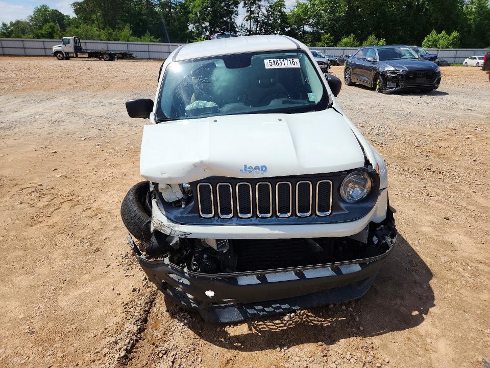 2016 Jeep Renegade VIN ZACCJAAT3GPD42491 COPART salvage auction — FRONT END, Nc - Salvage Certificate Of Title, sold $625 on 2026-08-10 (photo 5)
