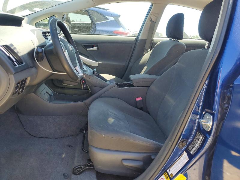 2011 Toyota Prius VIN JTDKN3DU7B0296176 COPART salvage auction — REAR END, Ca - Salvage Certificate, sold $800 on 2026-07-09 (photo 7)