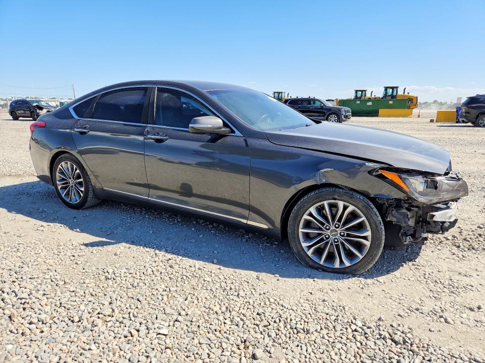 2017 Genesis VIN KMHGN4JE5HU203709 COPART salvage auction — FRONT END, Co - Public - Salvage Title, sold $1,250 on 2026-07-16 (photo 4)