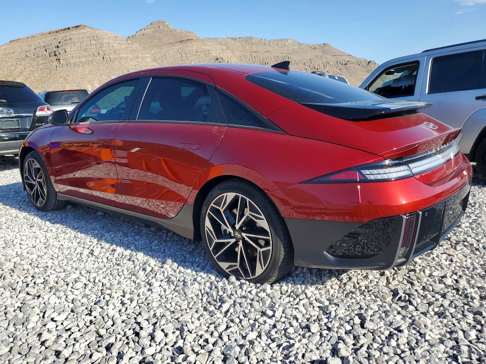 2023 Hyundai Ioniq 6 VIN KMHM34AC0PA024694 COPART salvage auction — FRONT END, NV - SALVAGE TITLE, sold $5,600 on 2026-07-22 (photo 2)
