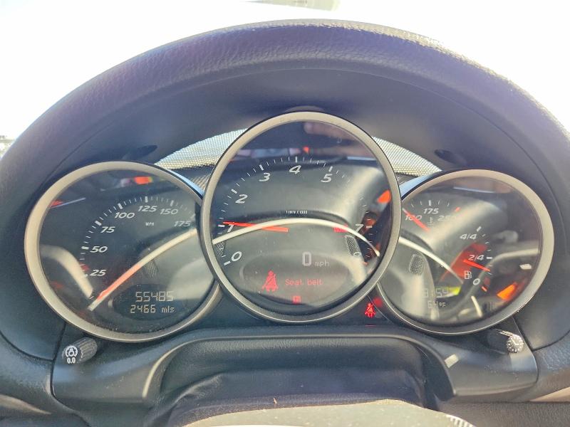2005 Porsche Boxster VIN WP0CA29895U711467 COPART salvage auction — VANDALISM, Ca - Salvage Certificate, sold $7,000 on 2026-07-13 (photo 9)