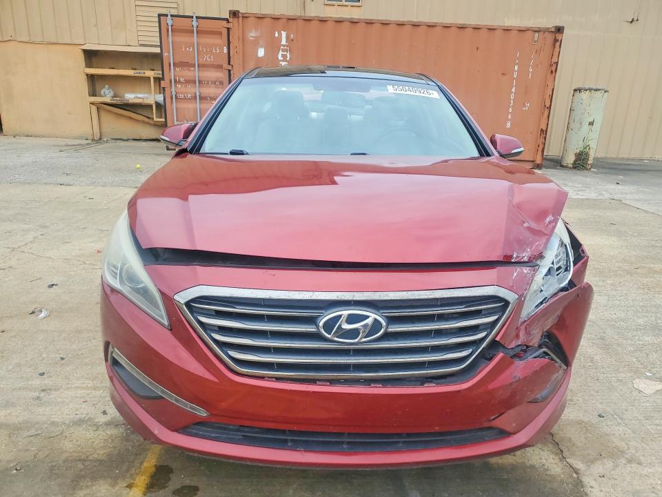 2015 Hyundai Sonata VIN 5NPE34AF0FH021949 COPART salvage auction — REAR END, Sc - Cert Of Title-Salvage, sold $750 on 2026-07-03 (photo 5)