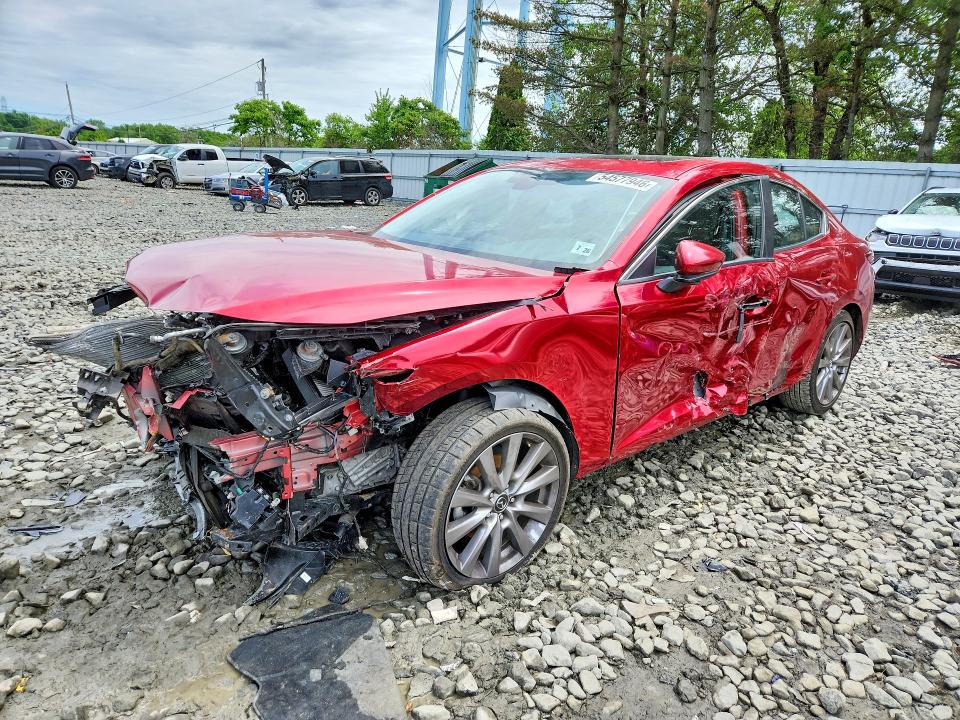 2021 Mazda 3 VIN JM1BPBCL8M1342947 COPART salvage auction — FRONT END, Nj - Cert Of Title-Salvage, sold $425 on 2026-07-15 (photo 1)