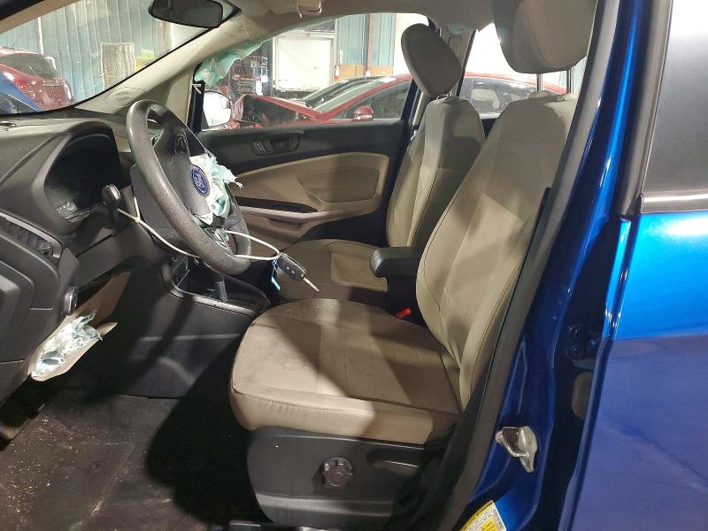 2022 Ford Ecosport VIN MAJ6S3FL3NC468890 COPART salvage auction — FRONT END, Il - Salvage Certificate, sold $150 on 2026-07-22 (photo 7)