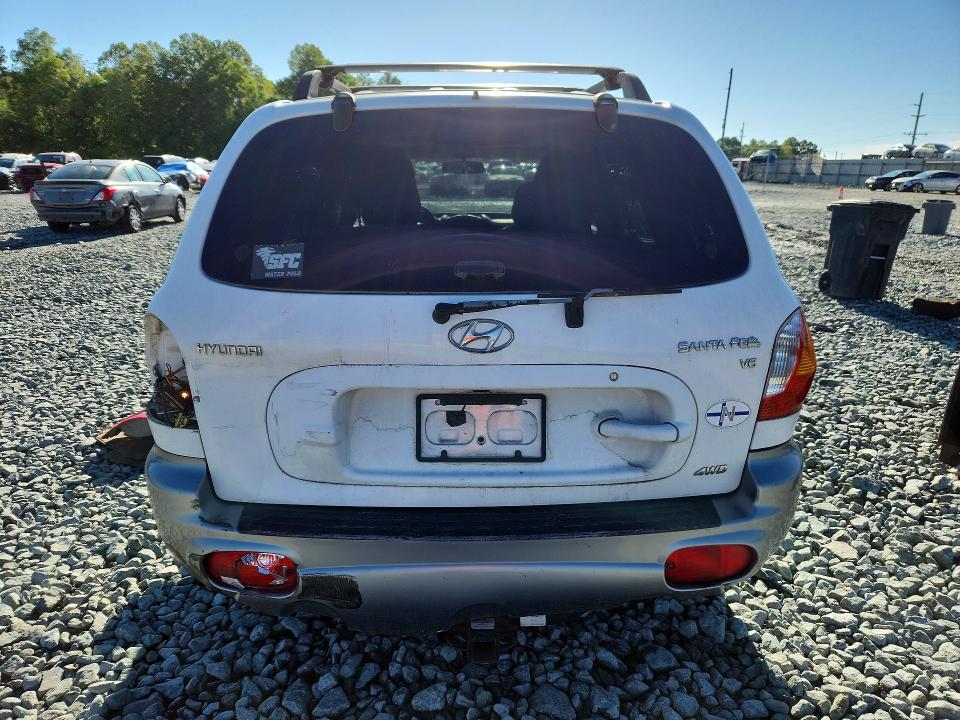 2004 Hyundai Santa fe VIN KM8SC73D84U637588 COPART salvage auction — SIDE, NC - SALVAGE CERTIFICATE OF TITLE, sold $275 on 2026-07-22 (photo 6)