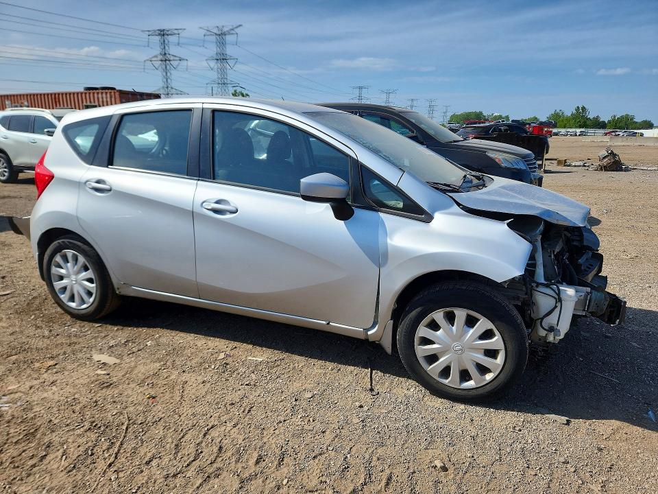 2015 Nissan Versa VIN 3N1CE2CPXFL410466 COPART salvage auction — FRONT END, Il - Salvage Certificate, sold $350 on 2026-07-02 (photo 4)