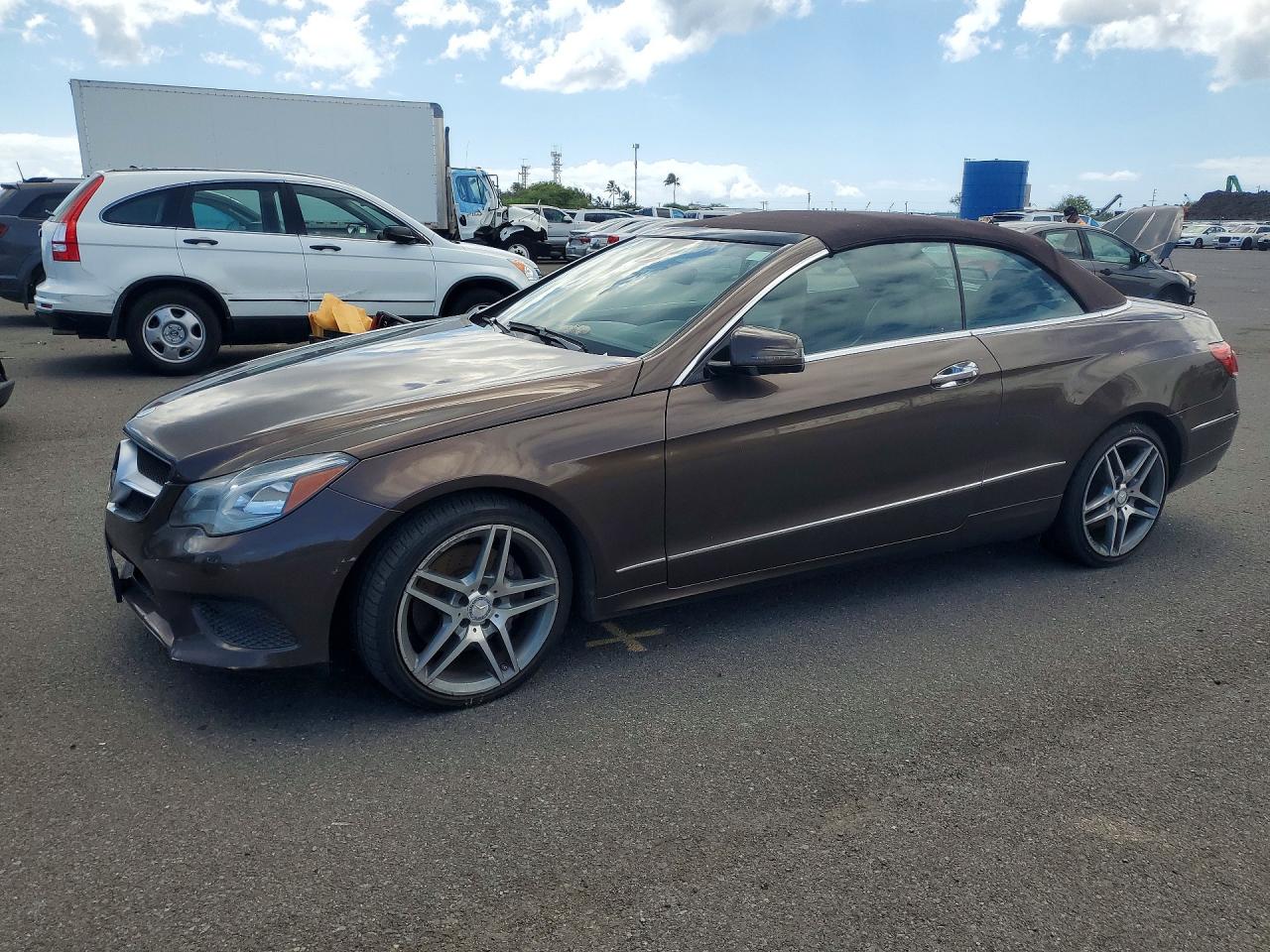 2014 Mercedes-Benz E-Class VIN WDDKK5KF0EF262483 COPART salvage auction — Front End, TX - SALVAGE VEHICLE TITLE, sold $700 on 2026-06-29 (photo 1)