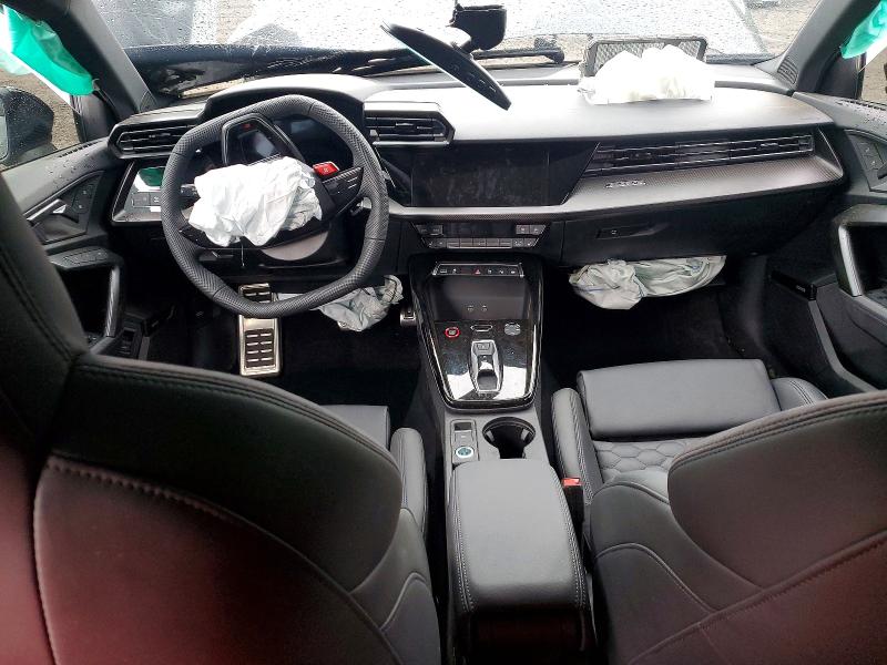 2025 Audi Rs3 VIN WUAGWDGY9SA912741 COPART salvage auction — FRONT END, Md - Cert Of Salvage > 75% Damage, sold $350 on 2026-07-30 (photo 8)