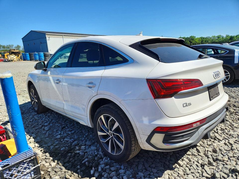 2022 Audi Q5 VIN WA14AAFY8N2073723 COPART salvage auction — MECHANICAL, Nj - Cert Of Title-Salvage, sold $12,500 on 2026-07-15 (photo 2)