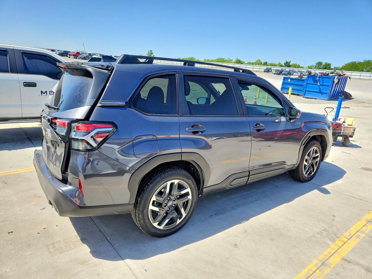 2025 Subaru Forester VIN JF2SLSED4SH435732 COPART salvage auction — Rear End, KY - CERT OF TITLE-SALVAGE, sold $9,600 on 2026-07-09 (photo 3)