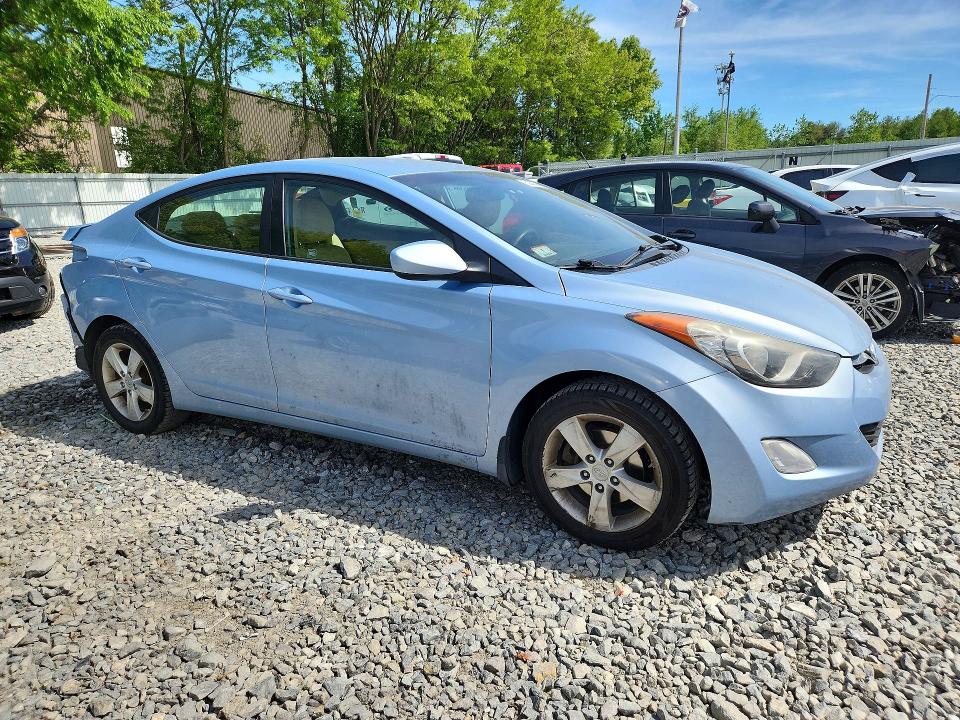 2012 Hyundai VIN KMHDH4AE3CU413549 COPART salvage auction — REAR END, Ma - Cert Of Title-Reconstrctd Coll, sold $425 on 2026-07-30 (photo 4)