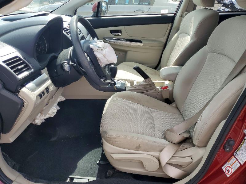 2015 Subaru Xv crosstrek VIN JF2GPADC4F8262748 COPART salvage auction — FRONT END, Ca - Salvage Certificate, sold $500 on 2026-07-02 (photo 7)
