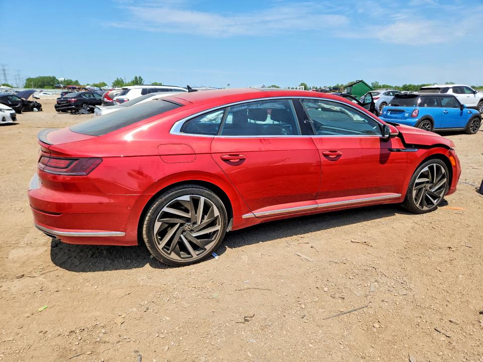 2021 Volkswagen Arteon VIN WVWTR7AN1ME002385 COPART salvage auction — FRONT END, Il - Salvage Certificate, sold $6,900 on 2026-07-07 (photo 3)