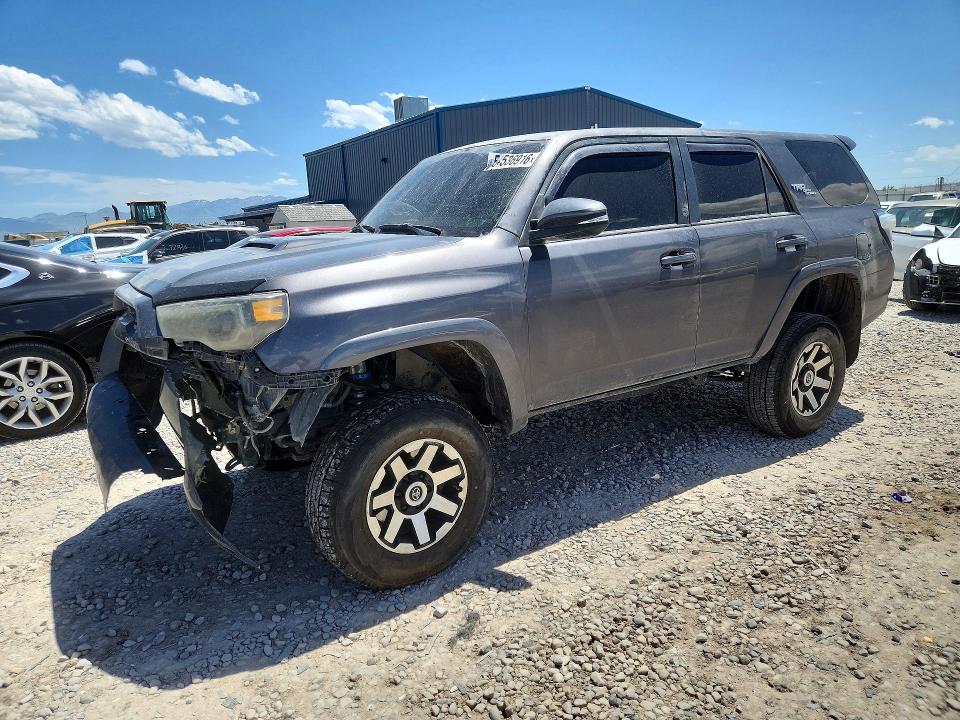 2021 Toyota 4runner VIN JTERU5JRXM5870686 COPART salvage auction — FRONT END, Ut - Salvage Certificate, sold $12,500 on 2026-07-28 (photo 1)