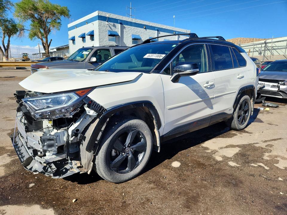 2021 Toyota Rav 4 VIN JTME6RFV9MJ007816 COPART salvage auction — FRONT END, Nm - Cert Of Title-Salvage, sold $3,200 on 2026-07-23 (photo 1)