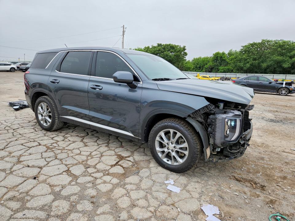 2021 Hyundai Palisade VIN KM8R1DHE2MU284138 COPART salvage auction — FRONT END, Ok - Cert Of Title-Salvage, sold $4,250 on 2026-07-28 (photo 4)