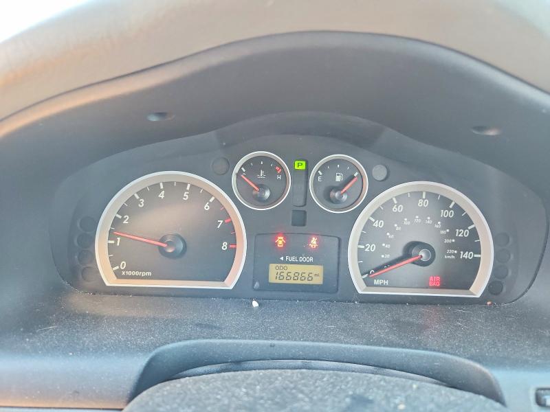 2005 Hyundai Santa fe VIN KM8SC13D05U949113 COPART salvage auction — FRONT END, Ia - Cert Of Title-Salvage Title, sold $375 on 2026-07-14 (photo 9)