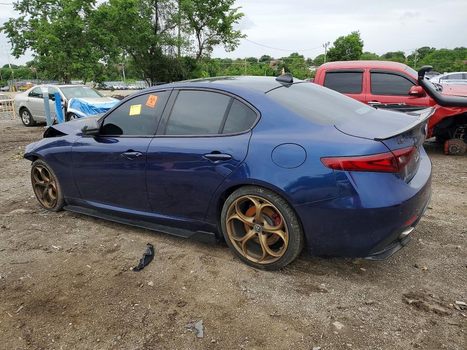2019 Alfa romeo Giulia VIN ZARFANBN4K7616846 COPART salvage auction — FRONT END, Md - Cert Of Salvage > 75% Damage, sold $975 on 2026-07-28 (photo 2)