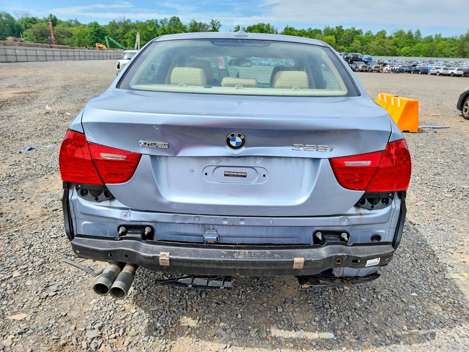 2011 BMW 3 series VIN WBAPK5G51BNN29094 COPART salvage auction — REAR END, NJ - CERT OF TITLE-SALVAGE (P), sold $350 on 2026-07-10 (photo 6)