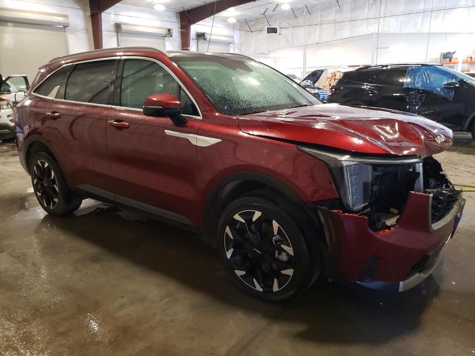 2025 Kia Sorento VIN 5XYRHDJFXSG400736 COPART salvage auction — FRONT END, Mn - Cert Of Title-Salvage, sold $14,200 on 2026-07-06 (photo 4)