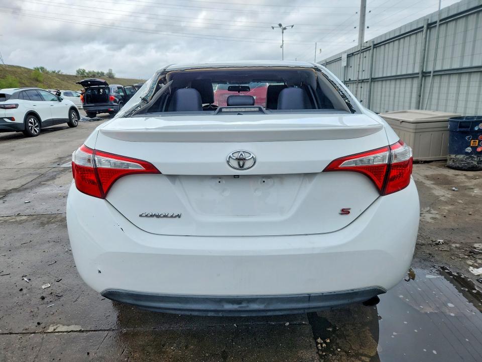 2015 Toyota Corolla VIN 5YFBURHE5FP333021 COPART salvage auction — FRONT END, Az - Cert Of Title - Salvage, sold $2,250 on 2026-07-27 (photo 6)