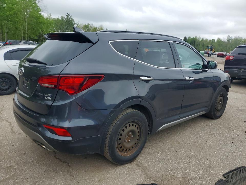 2018 Hyundai Santa fe VIN 5XYZUDLA1JG531906 COPART salvage auction — FRONT END, On - Permit Salvage, sold $575 on 2026-07-23 (photo 3)