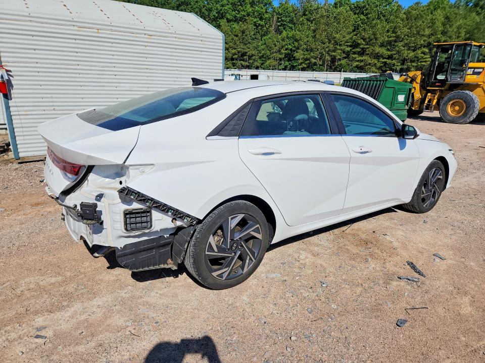 2024 Hyundai Elantra VIN KMHLS4DG0RU808114 COPART salvage auction — REAR END, Va - Cert Of Title - Salvage, sold $7,400 on 2026-07-06 (photo 3)