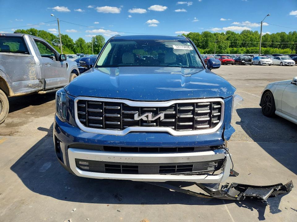 2025 Kia Telluride VIN 5XYP54GCXSG592267 COPART salvage auction — FRONT END, Ky - Cert Of Title-Salvage, sold $2,150 on 2026-07-30 (photo 5)