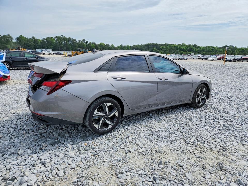 2023 Hyundai Elantra VIN KMHLS4AG5PU486491 COPART salvage auction — REAR END, Ga - Cert Of Title-Salvage, sold $4,750 on 2026-07-28 (photo 3)