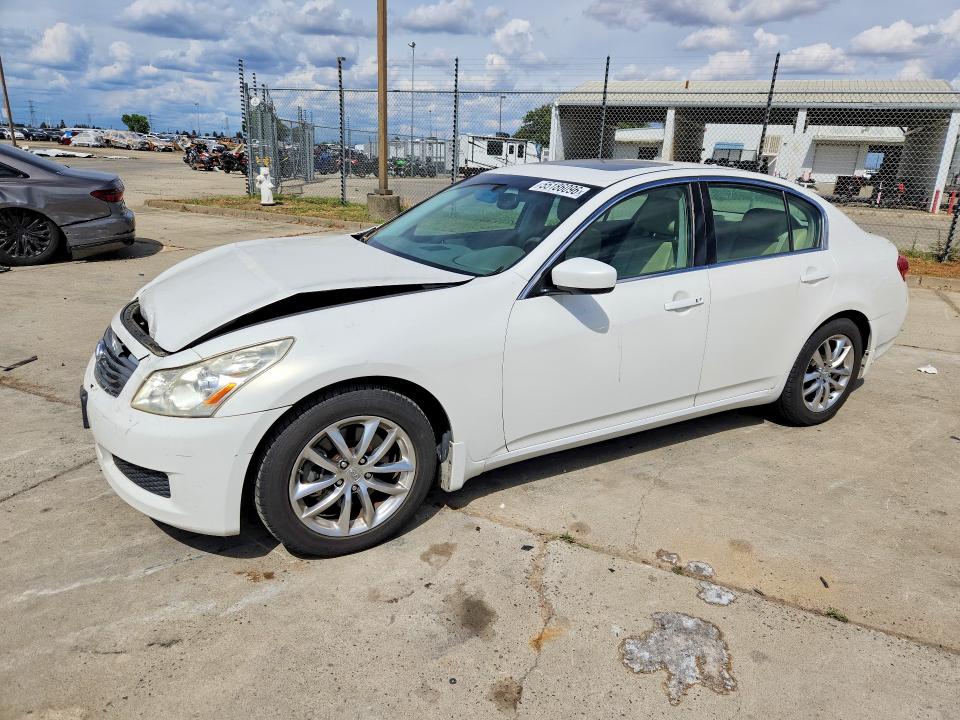 2009 Infiniti G37 VIN JNKCV61E09M013945 COPART salvage auction — FRONT END, CA - SALVAGE CERTIFICATE, sold $1,800 on 2026-07-13 (photo 1)
