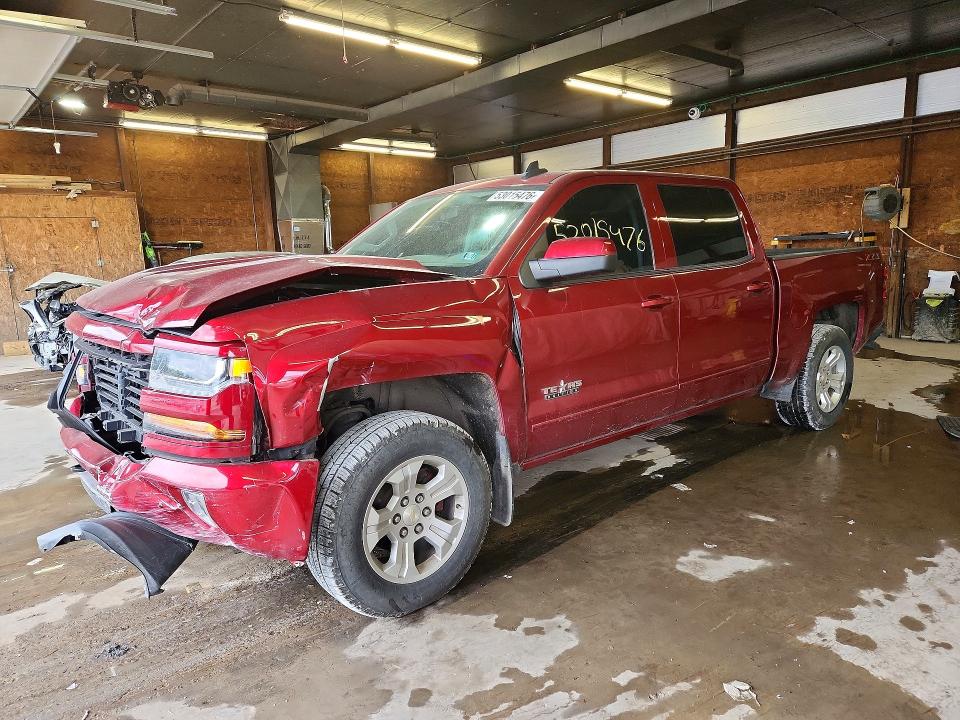 2018 Chevrolet Silverado 1500 VIN 3GCUKREC9JG404821 COPART salvage auction — FRONT END, PA - CERTIFICATE OF SALVAGE, sold $5,700 on 2026-07-02 (photo 1)