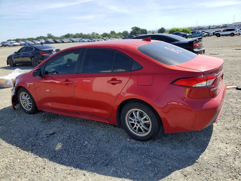2021 Toyota Corolla VIN JTDEAMDE5MJ016548 COPART salvage auction — FRONT END, CA - SALVAGE CERTIFICATE, sold $4,050 on 2026-07-23 (photo 2)